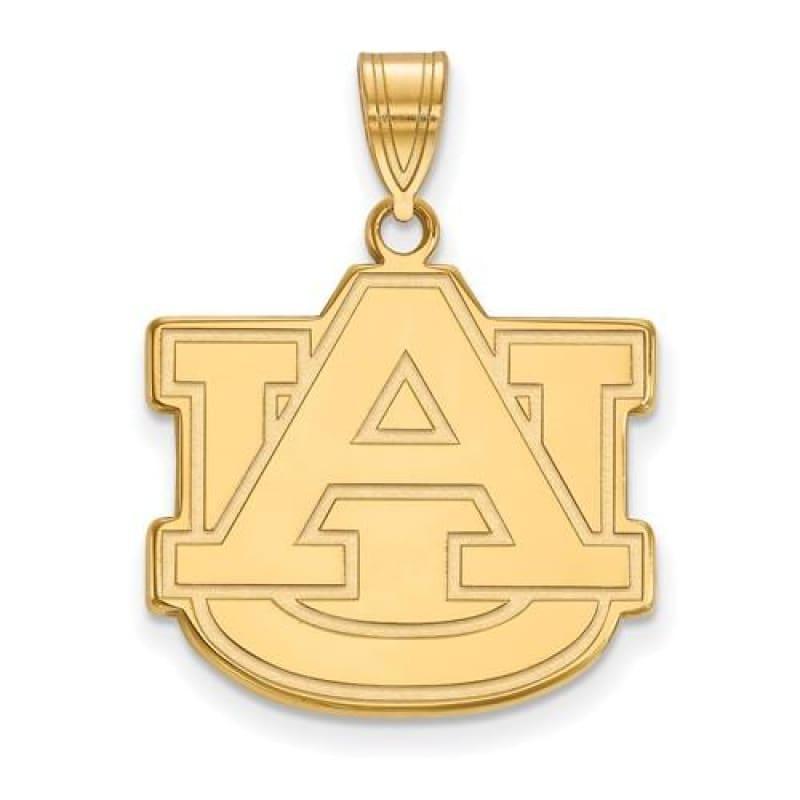 10ky LogoArt Auburn University Large Pendant - Seattle Gold Grillz