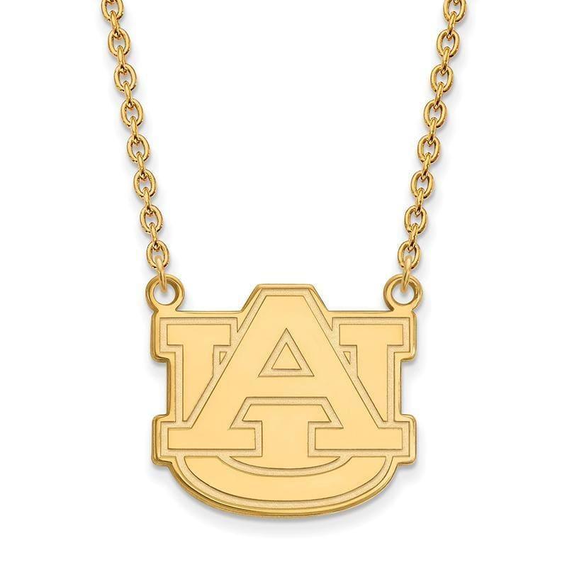 10ky LogoArt Auburn University Large Pendant w-Necklace - Seattle Gold Grillz