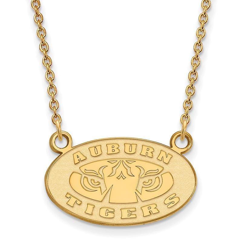10ky LogoArt Auburn University Small Pendant w-Necklace - Seattle Gold Grillz