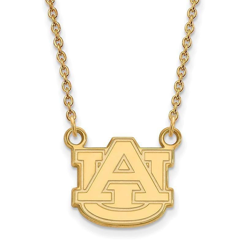 10ky LogoArt Auburn University Small Pendant w-Necklace - Seattle Gold Grillz