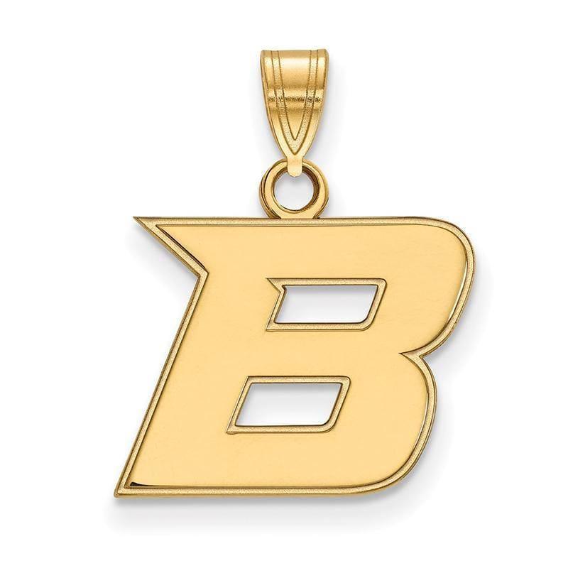 10ky LogoArt Boise State University Small Pendant - Seattle Gold Grillz