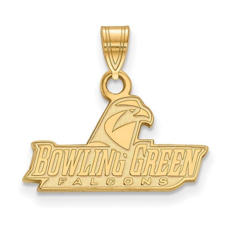 10ky LogoArt Bowling Green State University Small Pendant - Seattle Gold Grillz