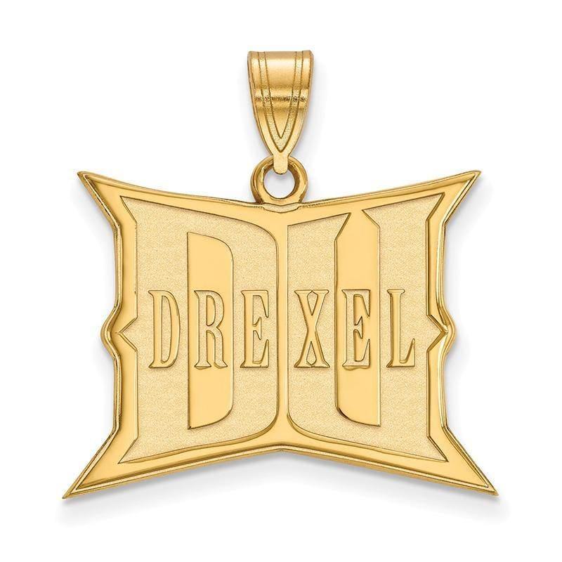 10ky LogoArt Drexel University Large Pendant - Seattle Gold Grillz