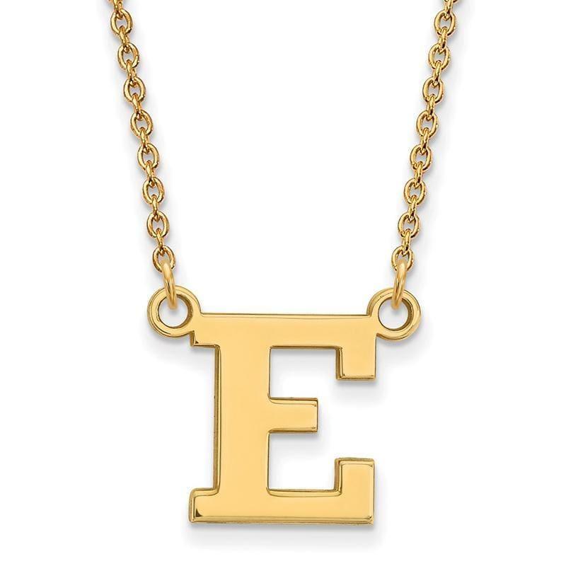 10ky LogoArt Eastern Michigan University Small Pendant w-Necklace - Seattle Gold Grillz