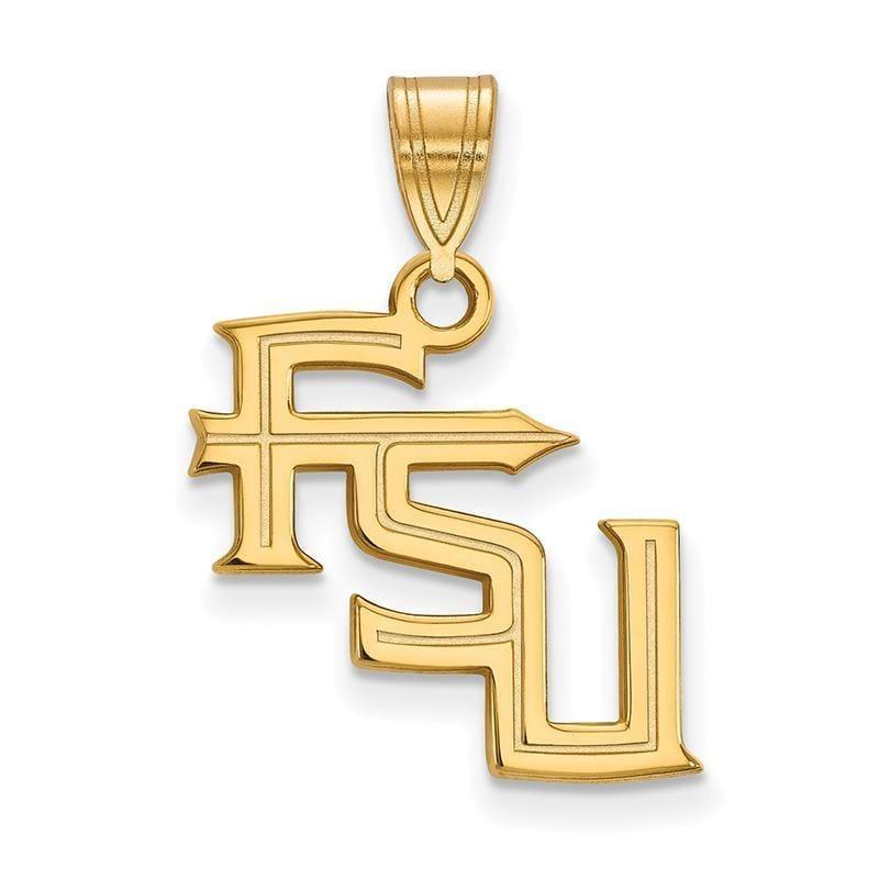 10ky LogoArt Florida State University Medium Pendant - Seattle Gold Grillz
