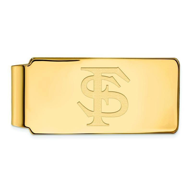 10ky LogoArt Florida State University Money Clip - Seattle Gold Grillz
