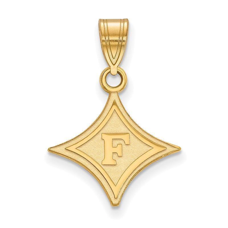 10ky LogoArt Furman University Medium Pendant - Seattle Gold Grillz