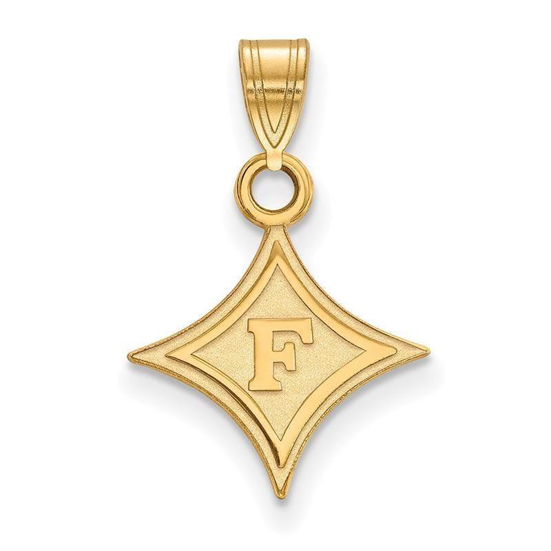 10ky LogoArt Furman University Small Pendant - Seattle Gold Grillz