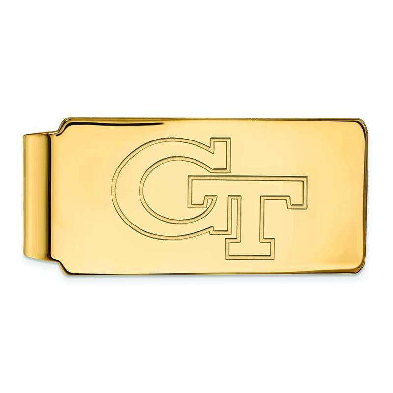 10ky LogoArt Georgia Institute of Technology Money Clip - Seattle Gold Grillz
