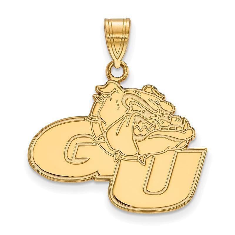 10ky LogoArt Gonzaga University Large Pendant - Seattle Gold Grillz