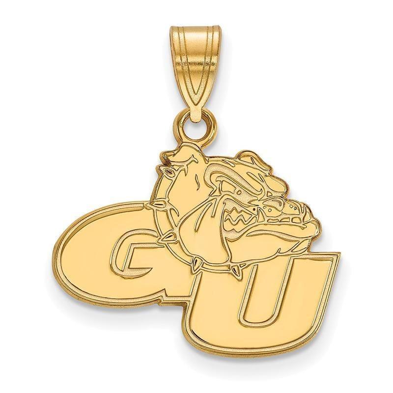 10ky LogoArt Gonzaga University Medium Pendant - Seattle Gold Grillz