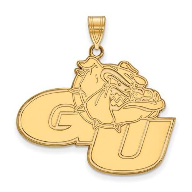 10ky LogoArt Gonzaga University XL Pendant - Seattle Gold Grillz