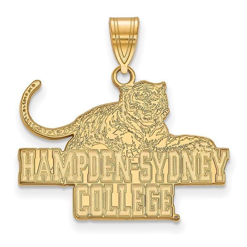 10ky LogoArt Hampden Sydney College Large Pendant - Seattle Gold Grillz