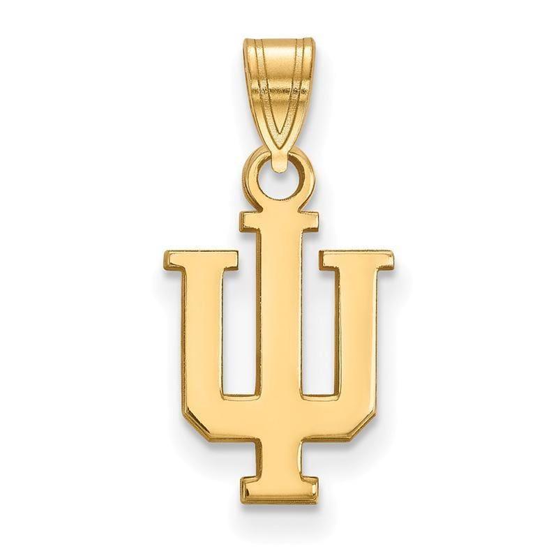 10ky LogoArt Indiana University Small Pendant - Seattle Gold Grillz