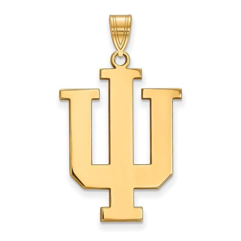 10ky LogoArt Indiana University XL Pendant - Seattle Gold Grillz