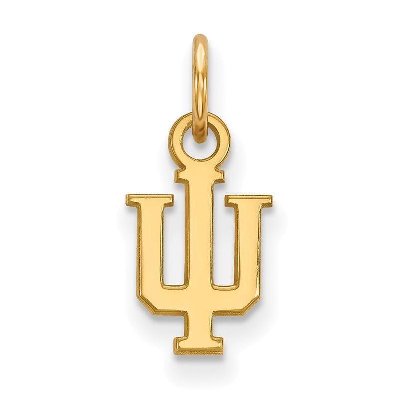 10ky LogoArt Indiana University XS Pendant - Seattle Gold Grillz