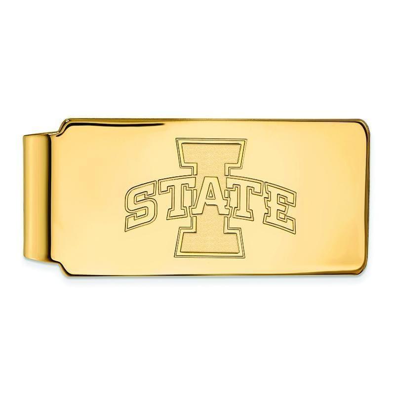 10ky LogoArt Iowa State University Money Clip - Seattle Gold Grillz