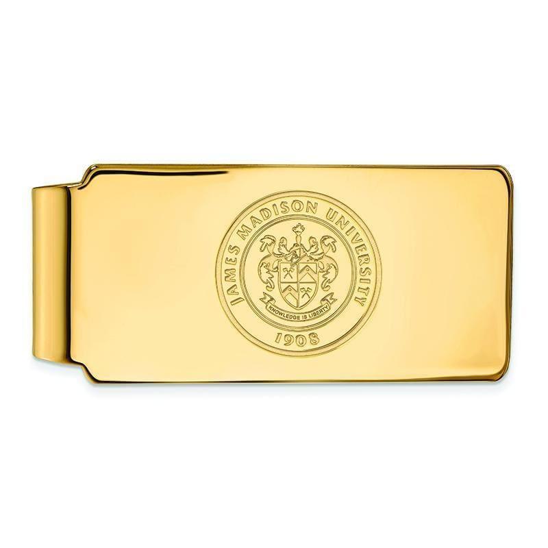 10ky LogoArt James Madison University Money Clip Crest - Seattle Gold Grillz