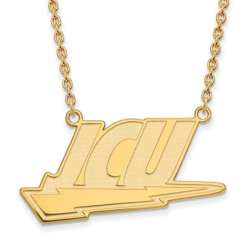 10ky LogoArt John Carroll University Large Pendant w-Necklace - Seattle Gold Grillz