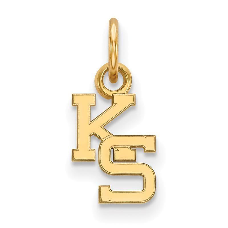 10ky LogoArt Kansas State University XS Pendant - Seattle Gold Grillz