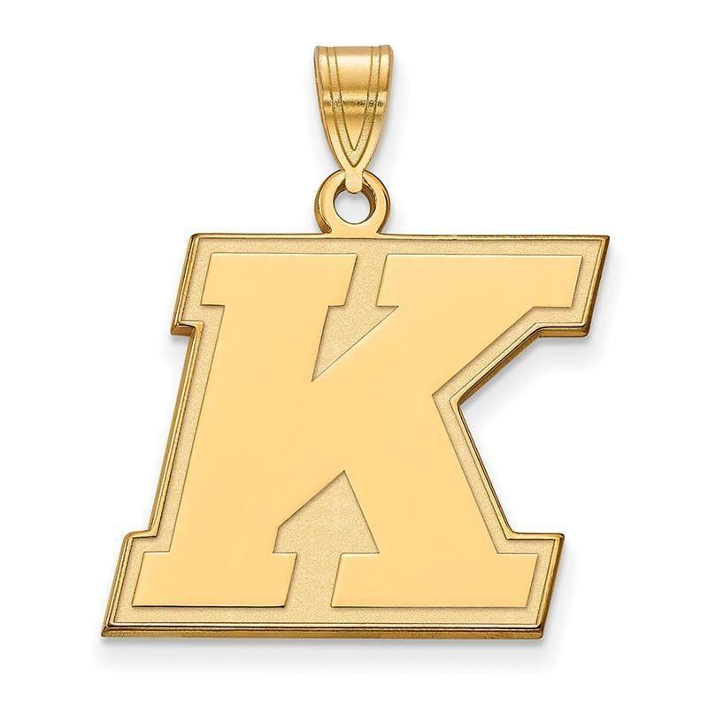 10ky LogoArt Kent State University Large Pendant - Seattle Gold Grillz