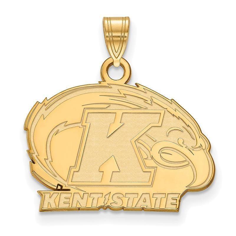10ky LogoArt Kent State University Small Pendant - Seattle Gold Grillz