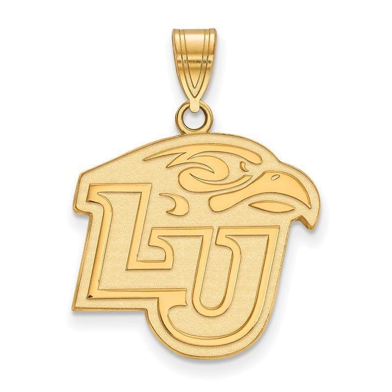 10ky LogoArt Liberty University Large Pendant - Seattle Gold Grillz