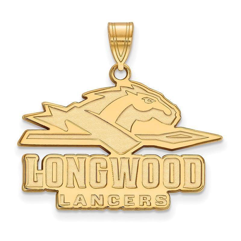 10ky LogoArt Longwood University Large Pendant - Seattle Gold Grillz