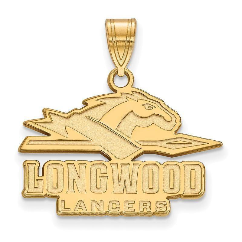 10ky LogoArt Longwood University Medium Pendant - Seattle Gold Grillz