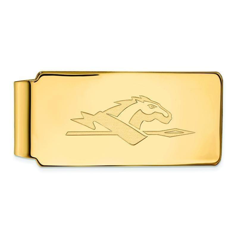 10ky LogoArt Longwood University Money Clip - Seattle Gold Grillz