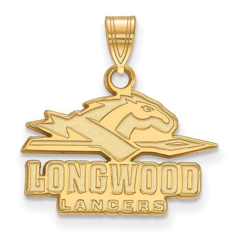 10ky LogoArt Longwood University Small Pendant - Seattle Gold Grillz
