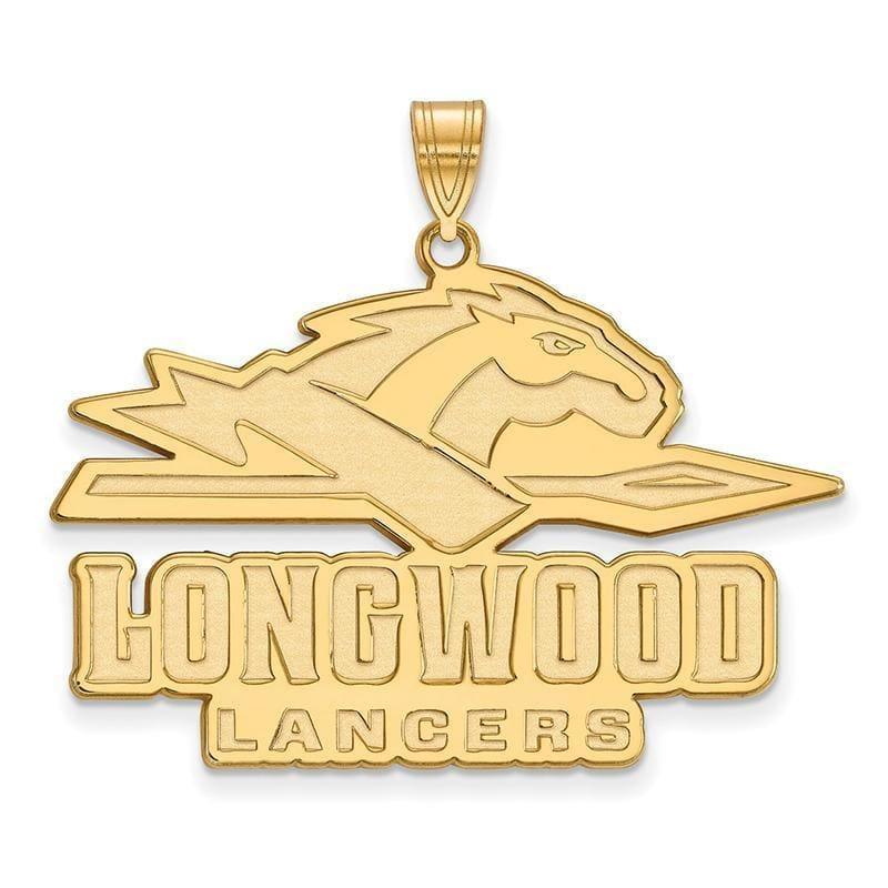 10ky LogoArt Longwood University XL Pendant - Seattle Gold Grillz