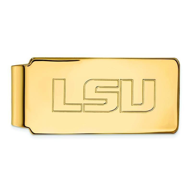 10ky LogoArt Louisiana State University Money Clip - Seattle Gold Grillz