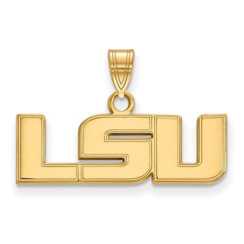 10ky LogoArt Louisiana State University Small Pendant - Seattle Gold Grillz