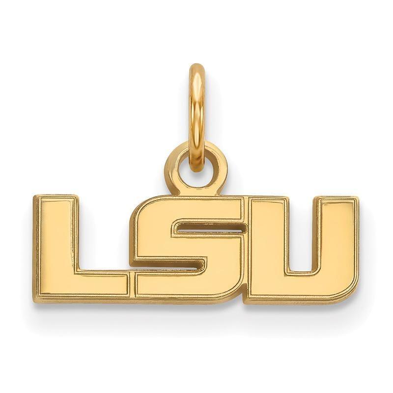 10ky LogoArt Louisiana State University XS Pendant - Seattle Gold Grillz