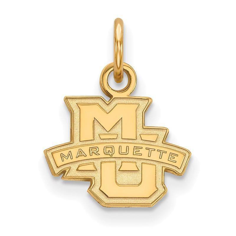 10ky LogoArt Marquette University XS Pendant - Seattle Gold Grillz