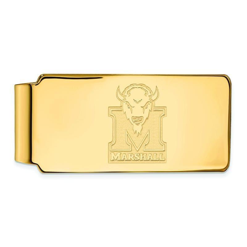 10ky LogoArt Marshall University Money Clip - Seattle Gold Grillz