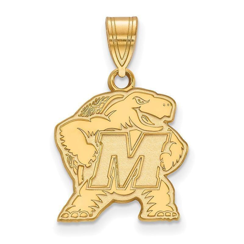 10ky LogoArt Maryland Medium Pendant - Seattle Gold Grillz