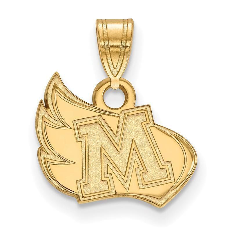 10ky LogoArt Meredith College Small Pendant - Seattle Gold Grillz