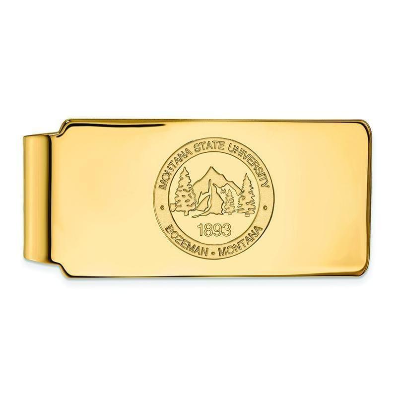 10ky LogoArt Montana State University Money Clip Crest - Seattle Gold Grillz