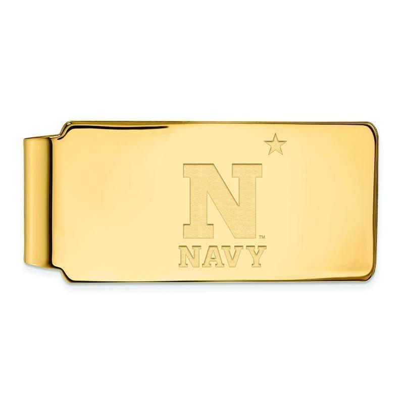 10ky LogoArt Navy Money Clip - Seattle Gold Grillz