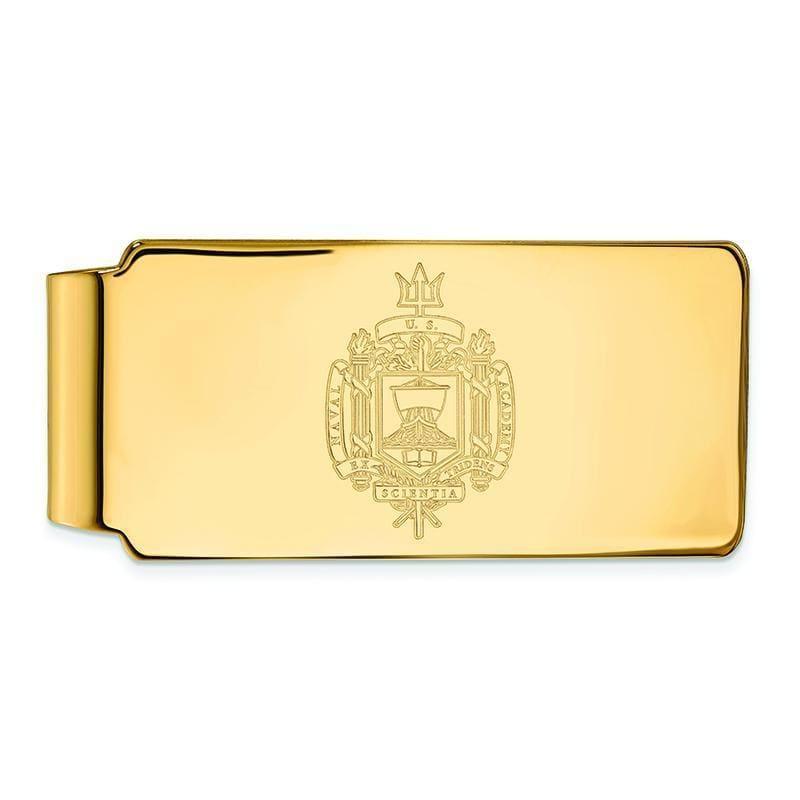 10ky LogoArt Navy Money Clip Crest - Seattle Gold Grillz