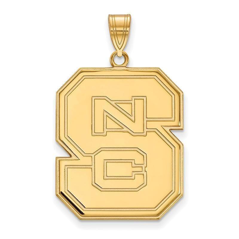 10ky LogoArt North Carolina State University XL Pendant - Seattle Gold Grillz