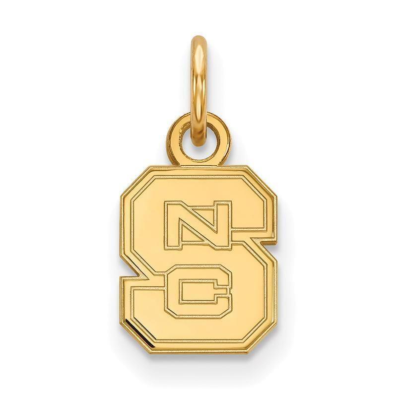 10ky LogoArt North Carolina State University XS Pendant - Seattle Gold Grillz