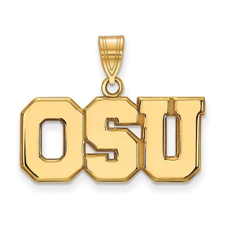 10ky LogoArt Ohio State University Large Pendant - Seattle Gold Grillz