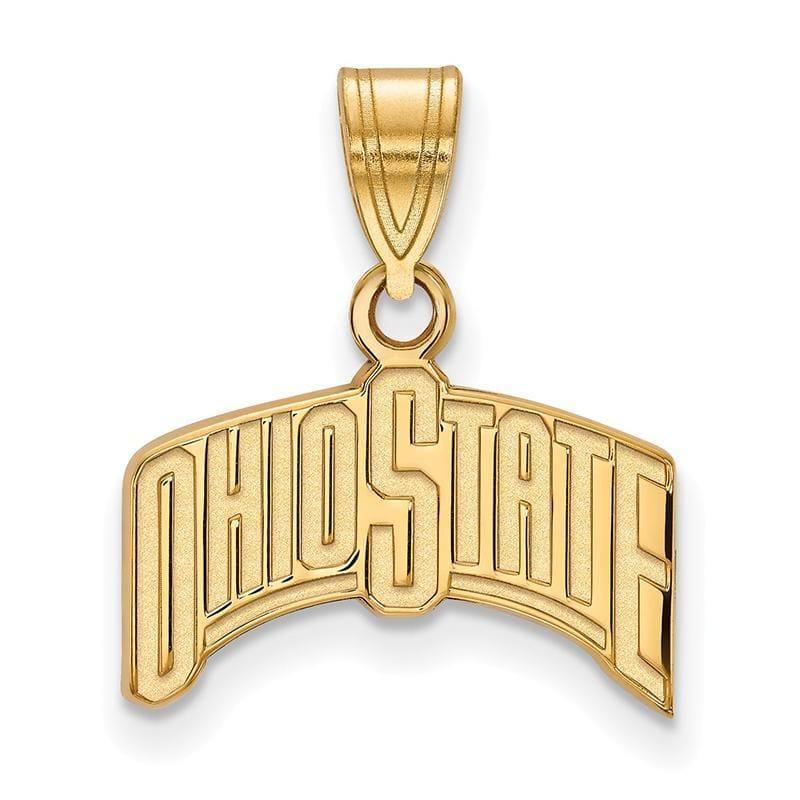 10ky LogoArt Ohio State University Medium Pendant - Seattle Gold Grillz