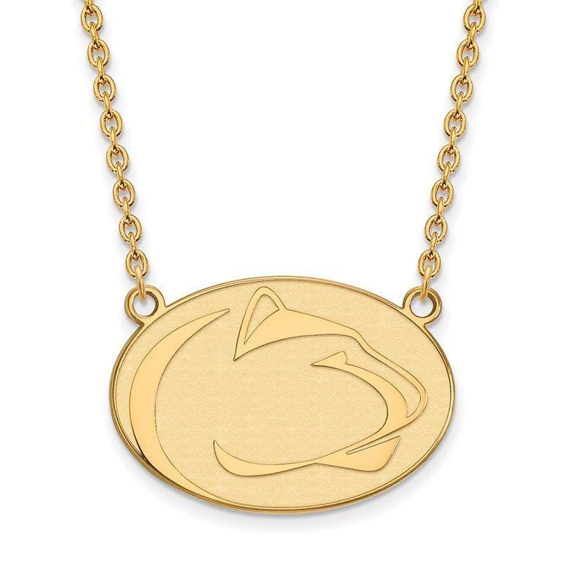 10ky LogoArt Penn State University Large Pendant w-Necklace - Seattle Gold Grillz