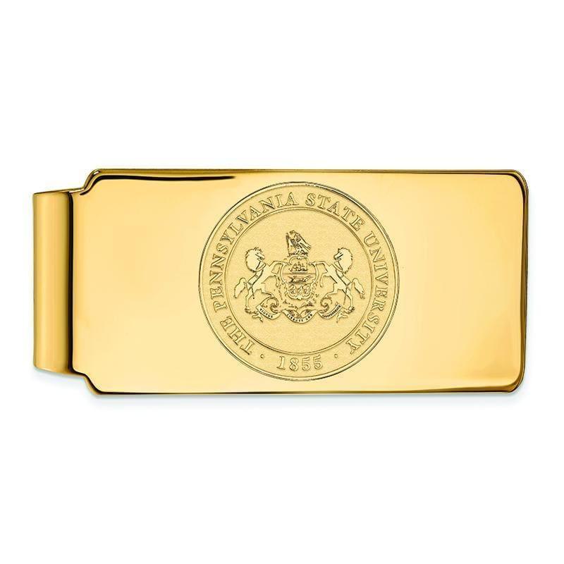 10ky LogoArt Penn State University Money Clip Crest - Seattle Gold Grillz