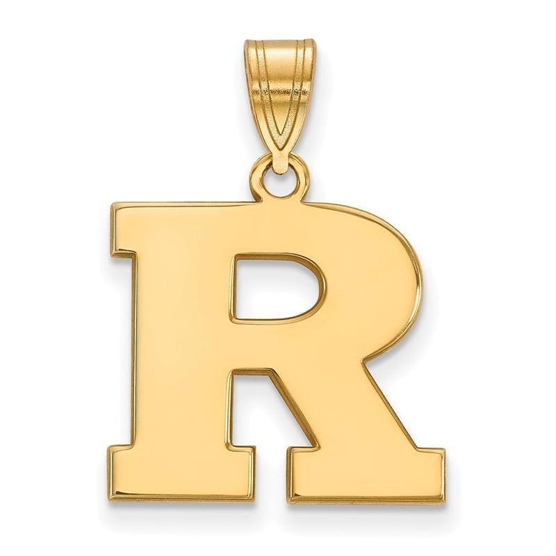 10ky LogoArt Rutgers Medium Pendant - Seattle Gold Grillz