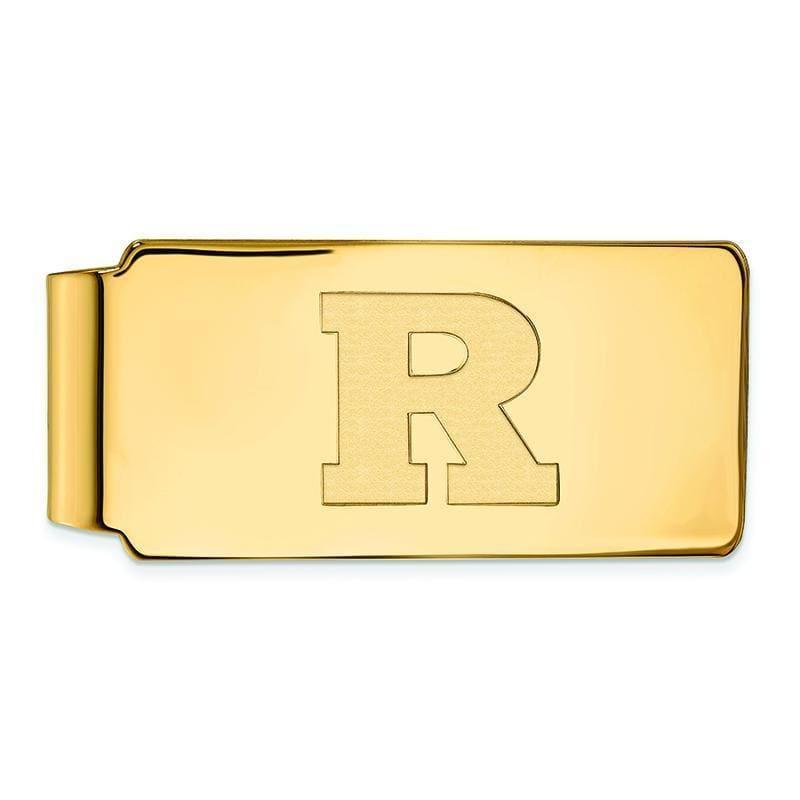 10ky LogoArt Rutgers Money Clip - Seattle Gold Grillz